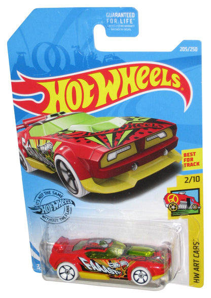 Hot Wheels HW Art Cars 2/10 (2017) Red Fast Fish Toy Car 205/250