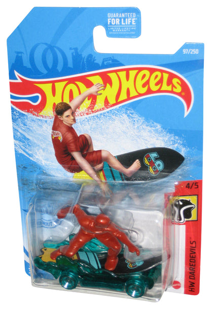 Hot Wheels HW Daredevils 4/5 (2020) Green & Red Surf's Up Toy Car 97/250