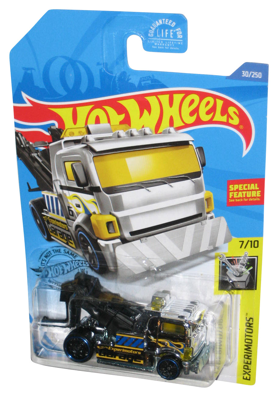 Hot Wheels Experimotors 7/10 (2017) Silver Heavy Hitcher Truck 30/250 