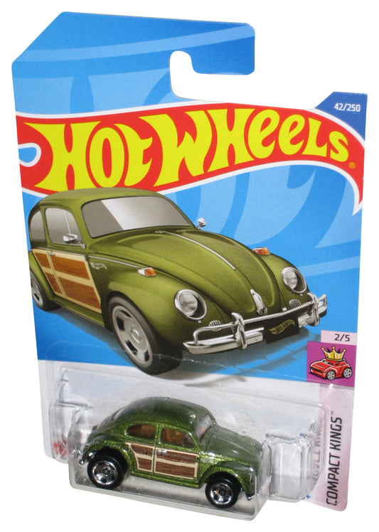 Hot Wheels Compact Kings 2/5 (2021) Green Volkswagen Beetle Toy Car 42/250