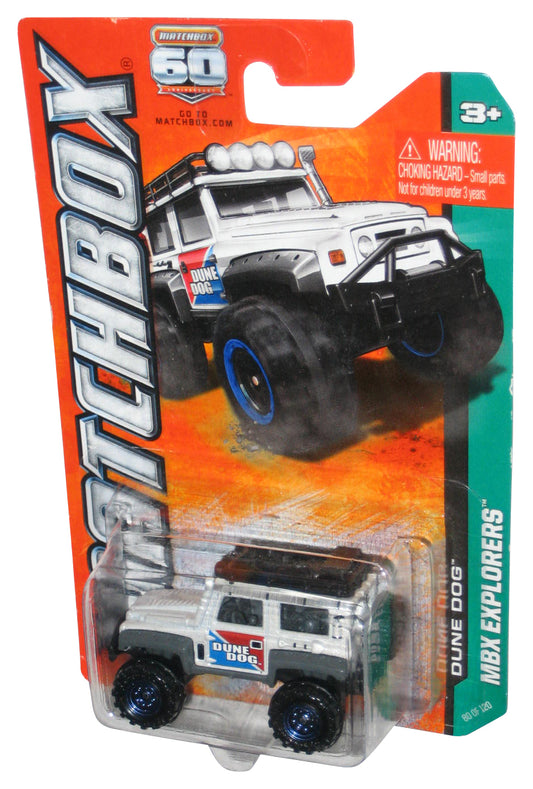 Matchbox MBX Explorers (2012) White Dune Dog Toy Car 80/120