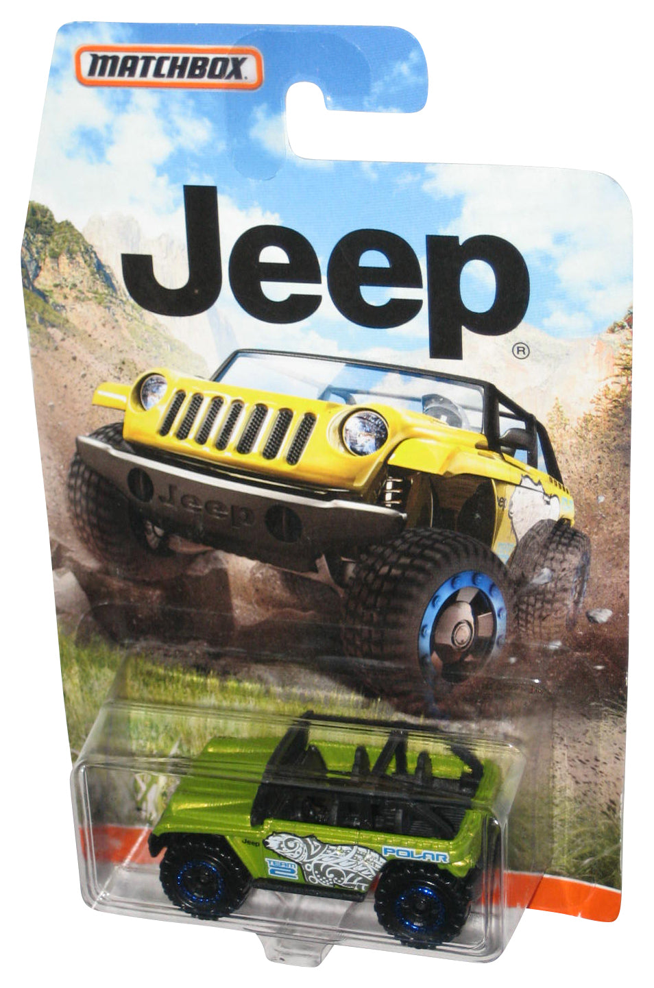 Matchbox Jeep Willys Concept (2014) Mattel Green Toy Car