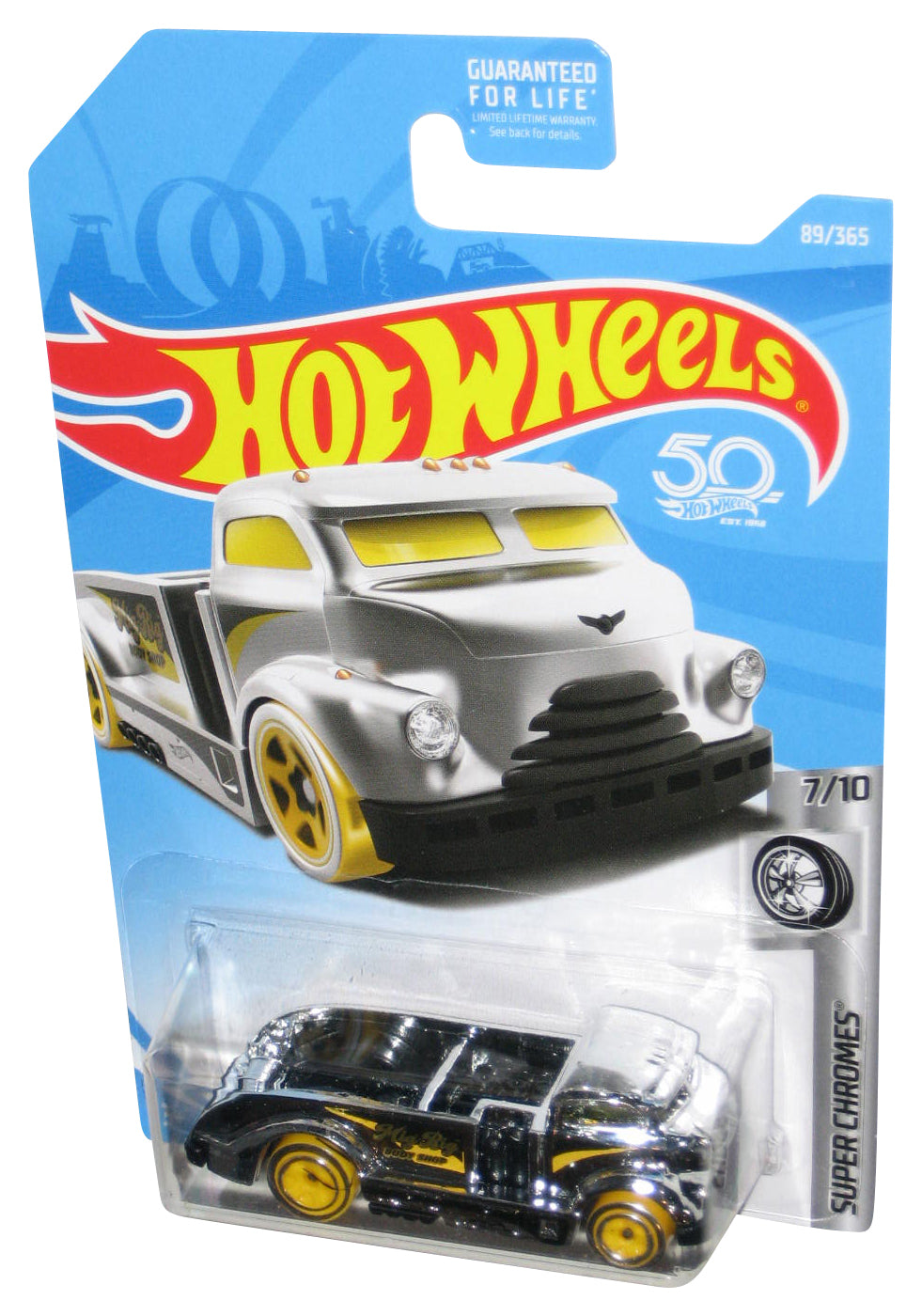 Hot Wheels Super Chromes 7/10 (2017) Silver Mig Rig Toy Truck 89/365