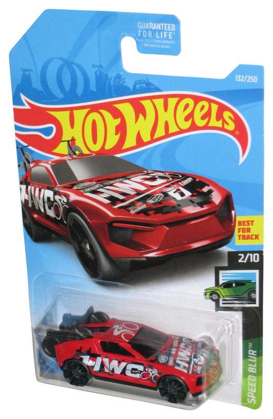 Hot Wheels Speed Blur 2/10 (2017) Red Rise 'N Climb Toy Car 132/250
