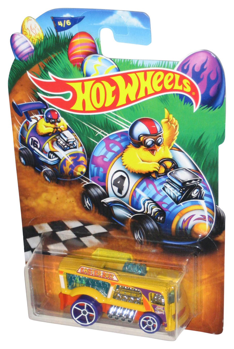 Hot Wheels Easter Chill Mill (2016) Mattel Yellow Toy Car 4/6