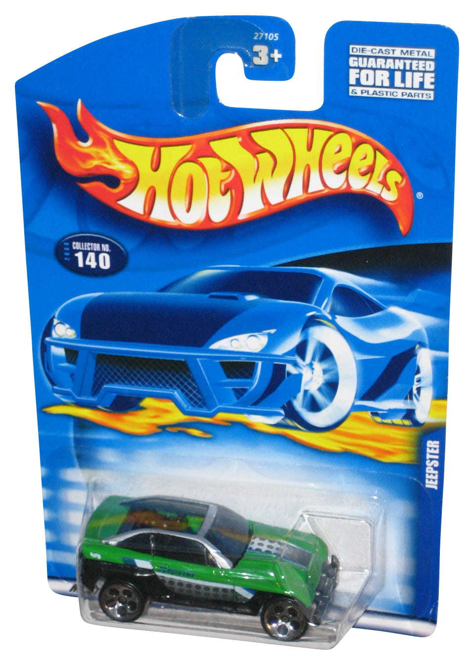 Hot Wheels Green Jeepster (2000) Mattel Collector Toy Car #140