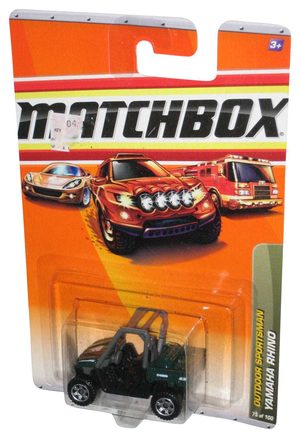 Matchbox Outdoor Sportsman (2009) Yamaha Rhino Green Toy 75/100