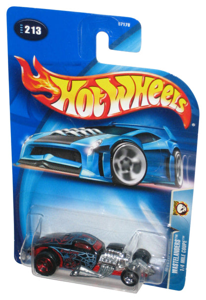 Hot Wheels Wastelanders (2003) Mattel Black 1/4 Mile Coupe Toy Car #213
