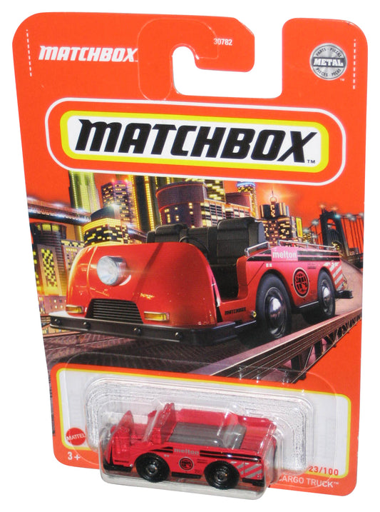 Matchbox MBX Mini Cargo Truck (2021) Red Die-Cast Metal Toy 23/100