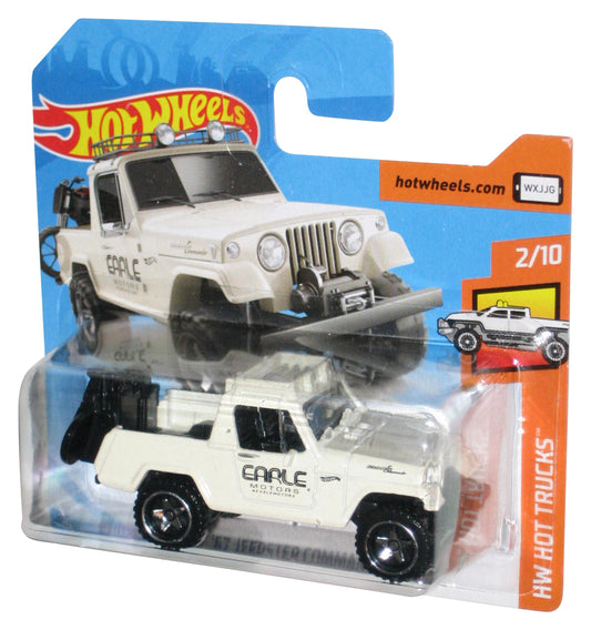 Hot Wheels '67 Jeepster Commando (2019) HW Hot Trucks 2/10 White Toy - (Short Card)