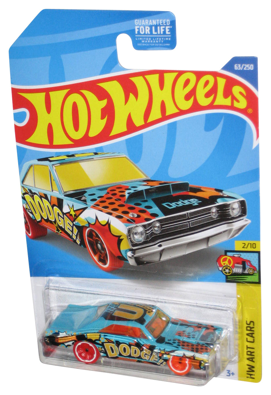 Hot Wheels '68 Dodge Dart (2021) HW Art 2/10 Blue Toy Car 63/250