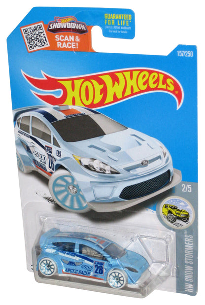 Hot Wheels Showdown HW Snow Stormers (2015) Blue '12 Ford Fiesta Toy Car 157/250