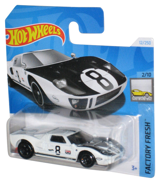 Hot Wheels Factory Fresh 2/10 (2021) White Ford GT40 Toy Car 12/250 - (Short Card)