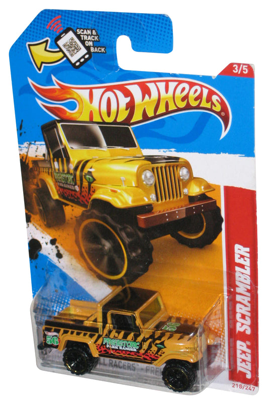 Hot Wheels Thrill Racers Prehistoric '12 3/5 Yellow Park Ranger Toy Car 218/247