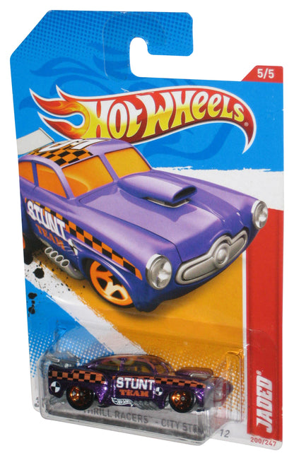 Hot Wheels Thrill Racers City Stunt '12 5/5 Purple Jaded Toy Car 200/247