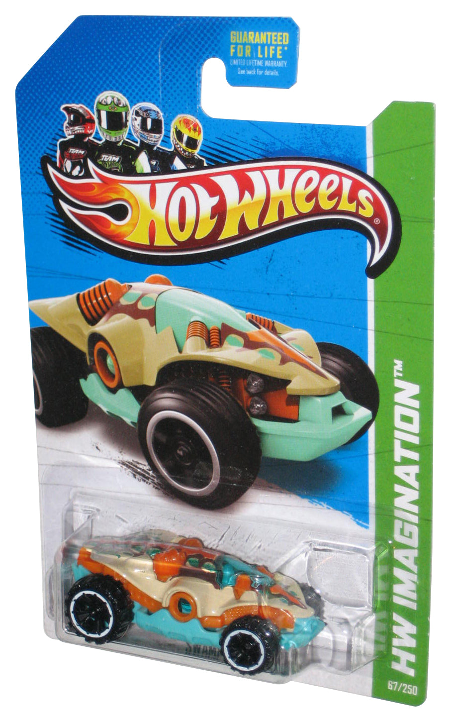 Hot Wheels HW Imagination (2012) Tan & Teal Swamp Buggy Toy Car 67/250