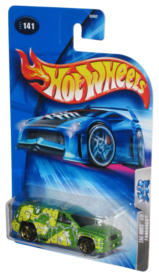 Hot Wheels Tag Rides 4/5 (2004) Green Fandango Toy Car #141