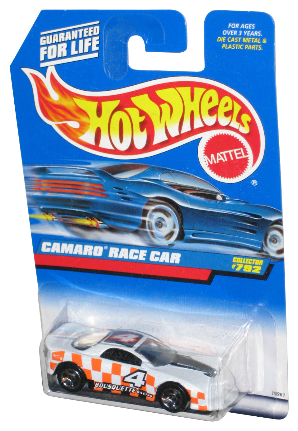 Hot Wheels Camaro Race Car (1997) Mattel Collector Toy #792