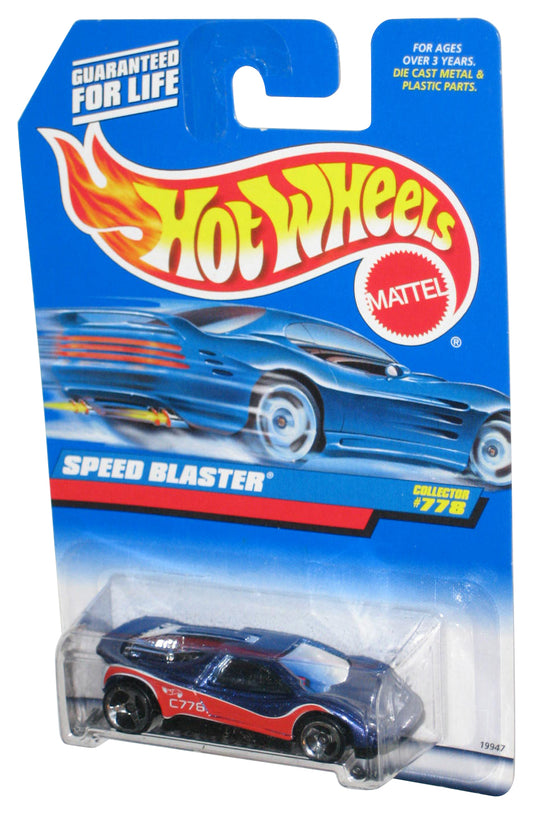 Hot Wheels Speed Blaster (1997) Blue & Red Collector Toy Car #778