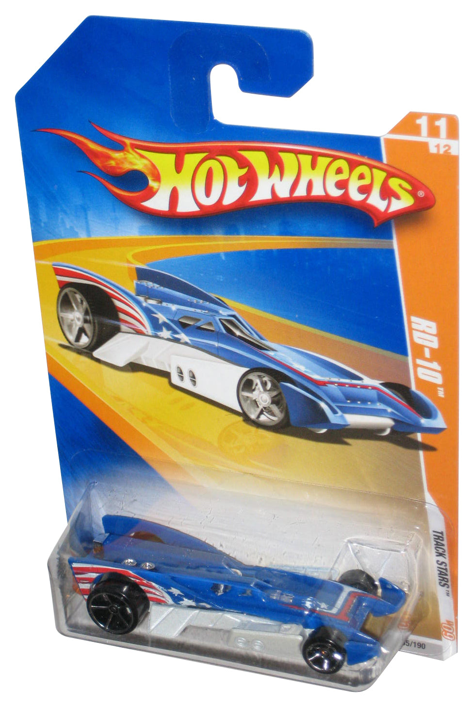 Hot Wheels Track Stars '09 Blue RD-10 Toy Car 065/190