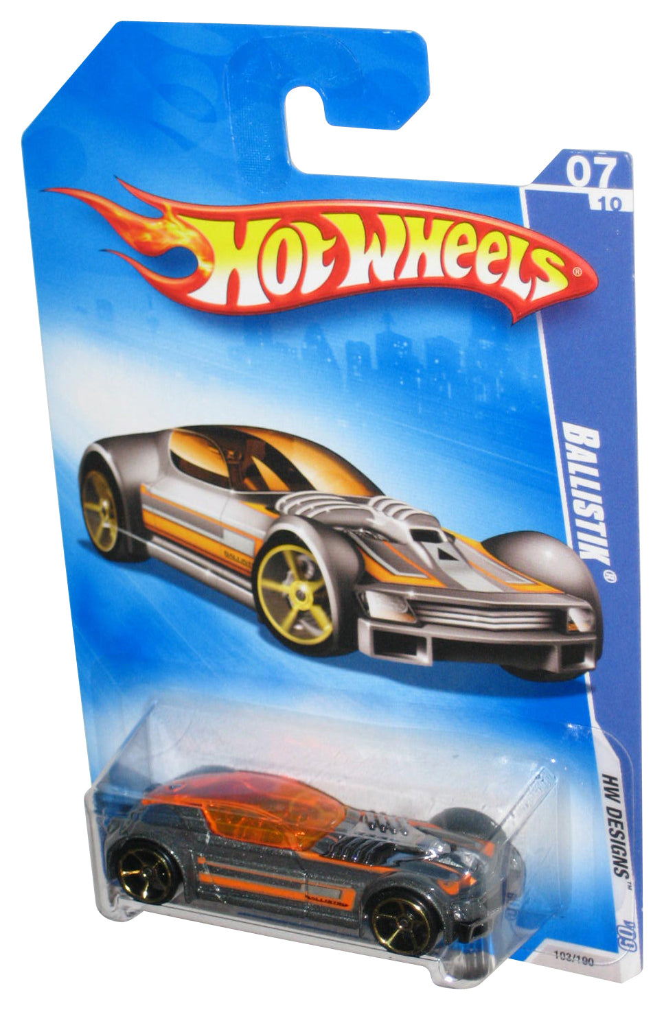 Hot Wheels HW Designs '09 Ballistik Gray Die-Cast Toy Car 103/190