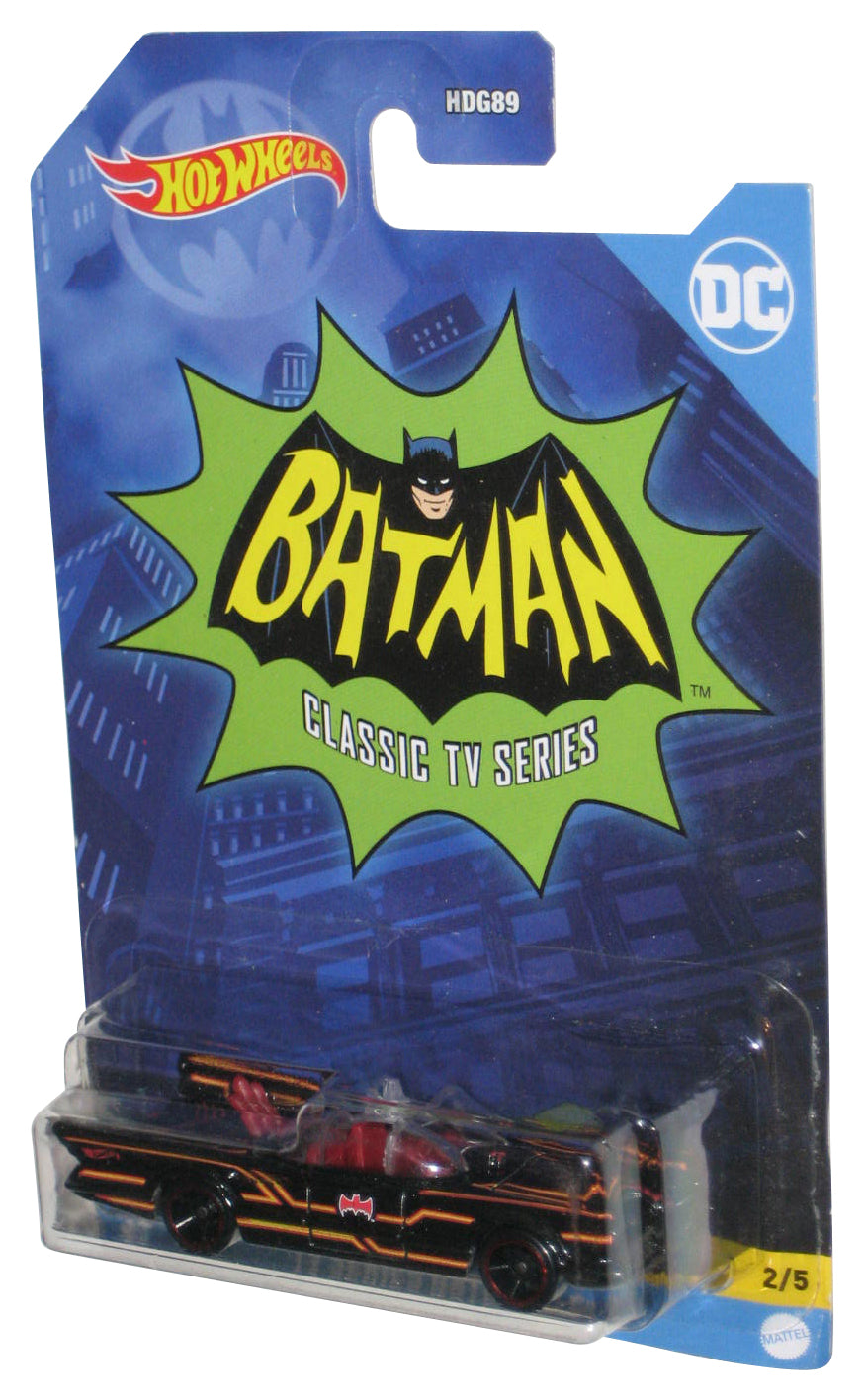 Hot Wheels DC Comics (2021) Batman Classic TV Series Black Toy Car 2/5