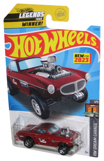Hot Wheels HW Dream Garage 1/5 (2023) Red Volvo P1800 Gasser Toy Car 1/250