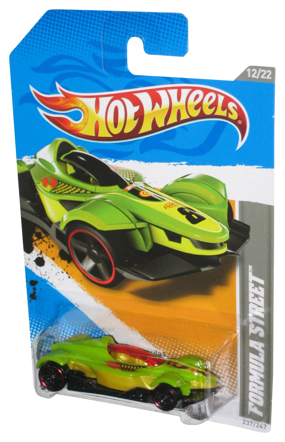 Hot Wheels HW Code '12 Formula Street Green Die-Cast Toy Car 237/247