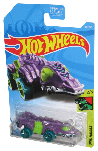Hot Wheels Dino Riders 2/5 (2017) Purple Fangster Toy Car 39/250