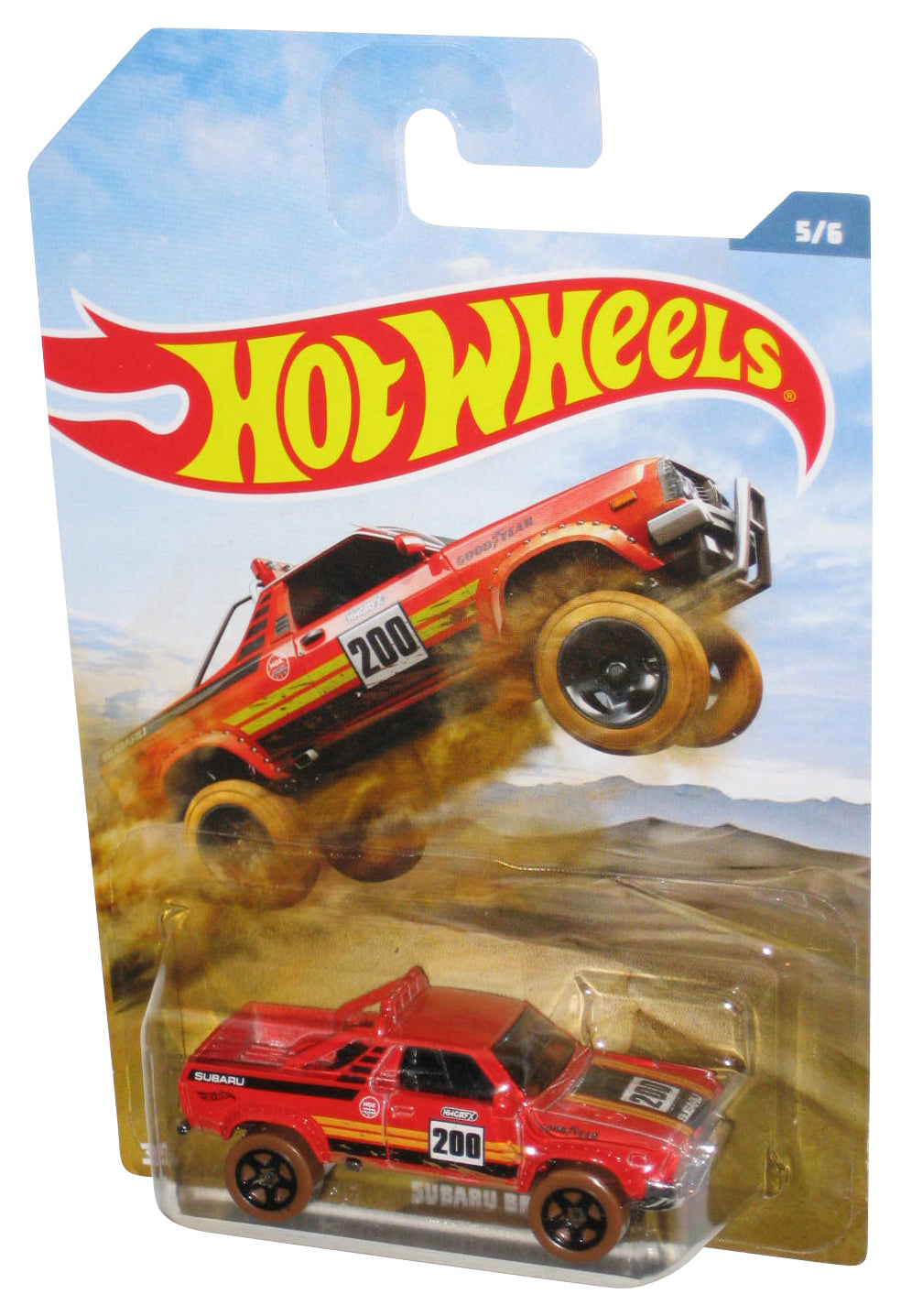 Hot Wheels Off Road Subaru Brat (2018) Mattel Red Toy Car 5/6