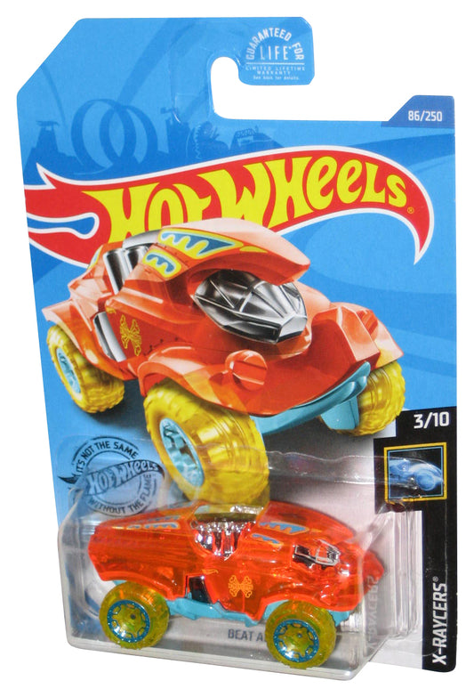 Hot Wheels X-Raycers 3/10 (2017) Red Beat All Toy Car 86/250