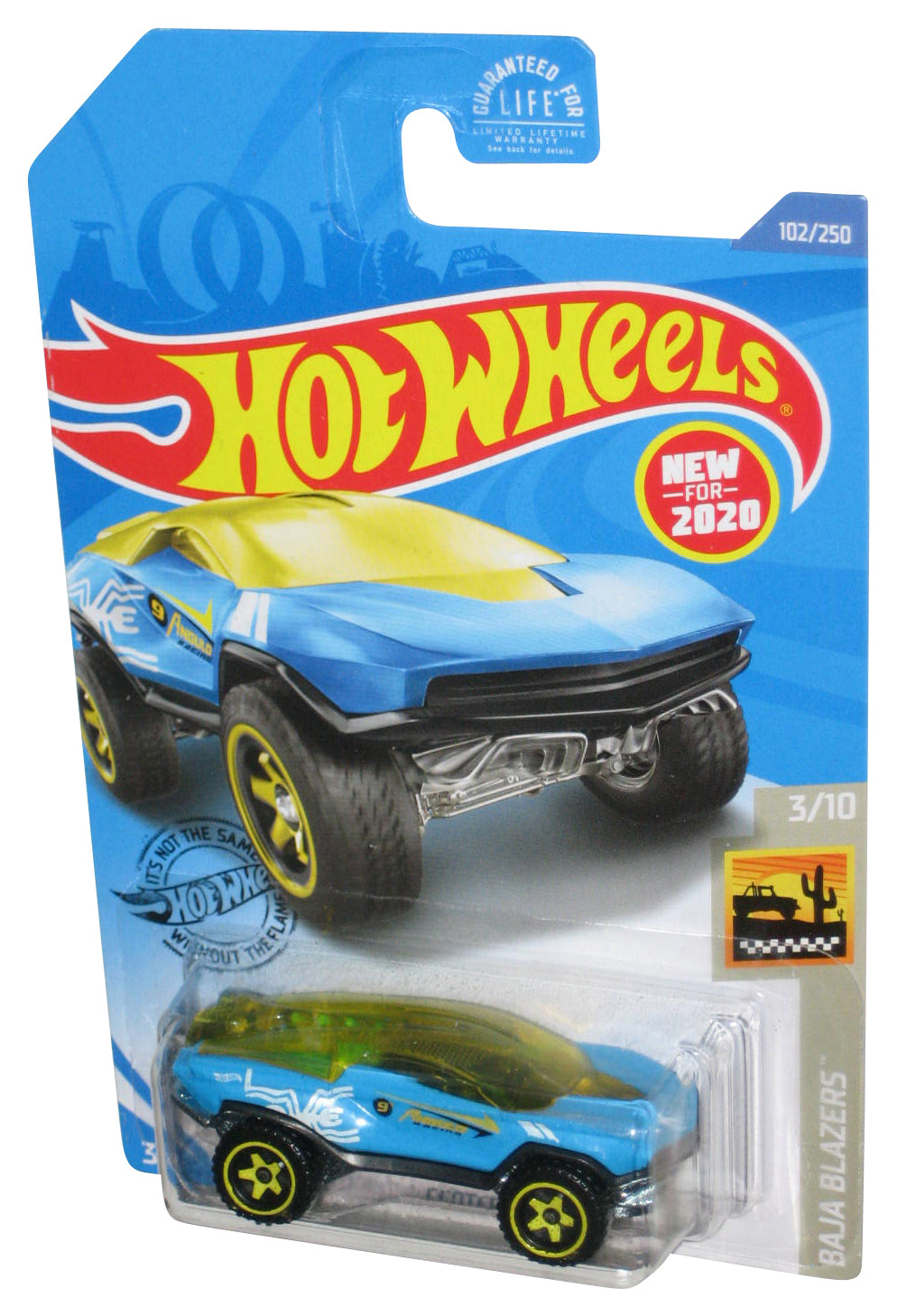 Hot Wheels Baja Blazers 3/10 (2020) Blue Geoterra Toy Car 102/250