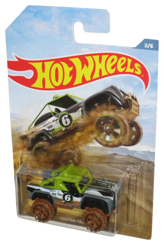 Hot Wheels Off Road Custom Ford Bronco (2018) Mattel Green Toy Car 2/6