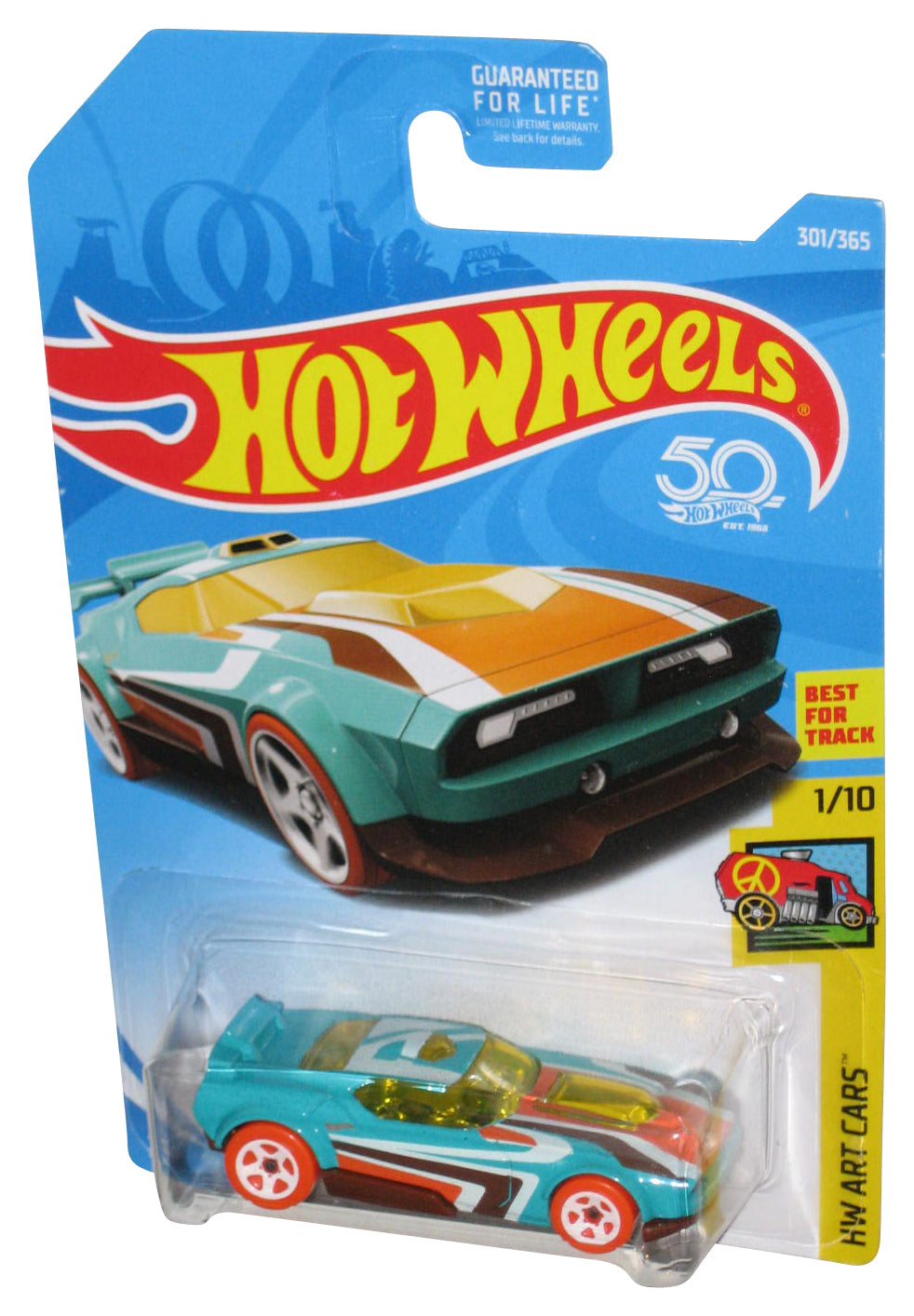 Hot Wheels HW Art 1/10 (2017) Teal Blue Fast Fish Toy Car 301/365
