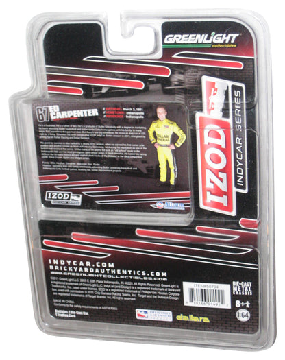 Greenlight Dollar General (2011) Yellow IZOD Indycar Series 67 Ed Carpenter 1:64 Car - (Signed)