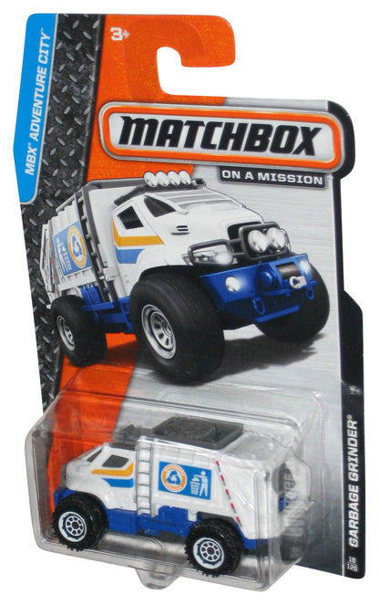 Matchbox MBX Adventure City (2013) White Garbage Grinder Toy 10/120