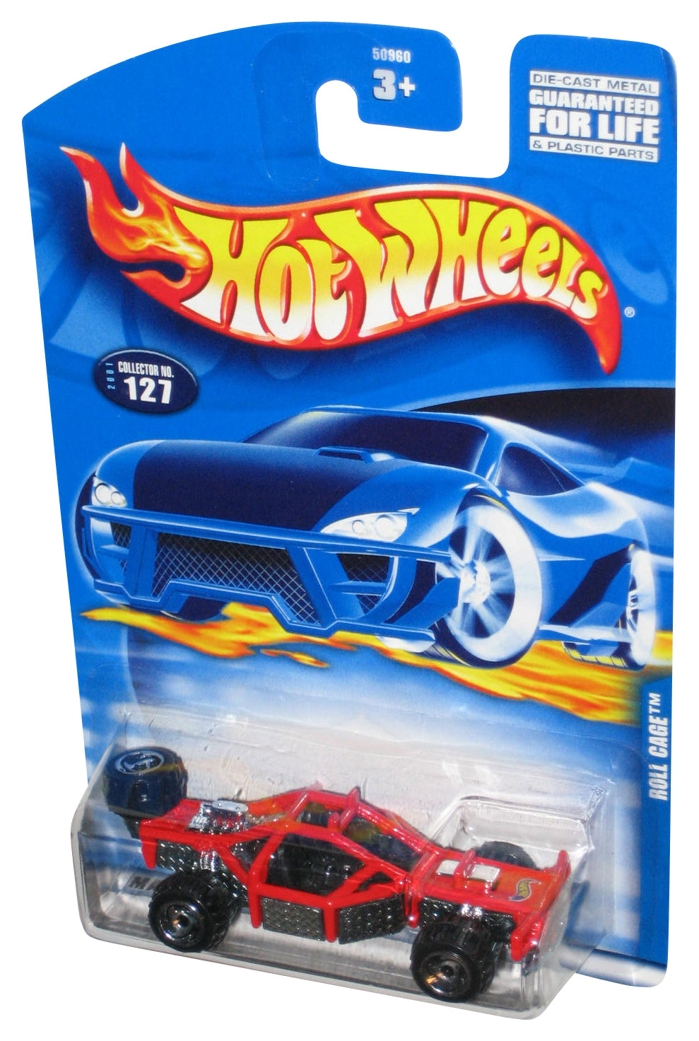 Hot Wheels Roll Cage (2001) Red Collector Toy Car #127