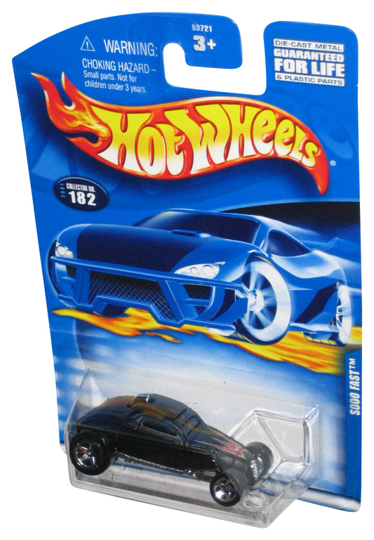 Hot Wheels Sooo Fast (2001) Black Collector Toy Car #182