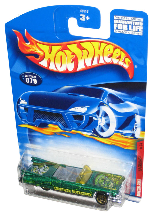 Hot Wheels Monster Series 3/4 (2001) Green '59 Cadillac Toy Car #079