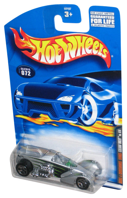 Hot Wheels Skull & Crossbones (2001) Silver Screamin' Hauler Toy Car #072