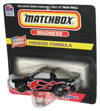 Matchbox Madness Taco Bell Stars & Stripes Firebird Formula Black Toy Car