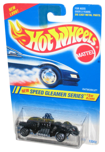 Hot Wheels Speed Gleamer (1994) Black Ratmobile Toy Car 3/4