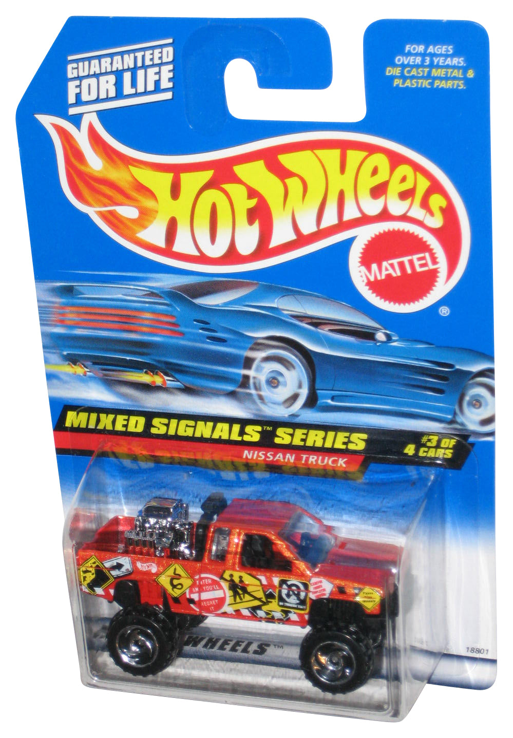 Hot Wheels Mixed Signals Series 3/4 (1997) Mattel Red Toy Truck #735