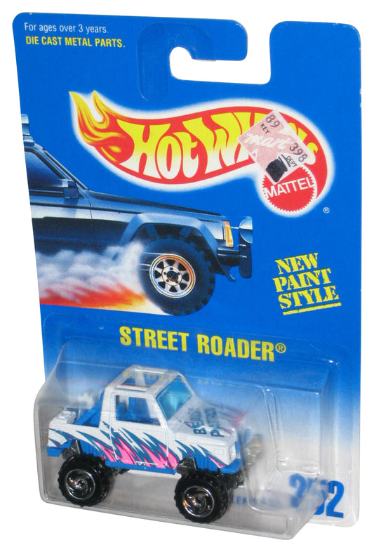 Hot Wheels New Paint Style (1991) White Street Roader Car Toy #252