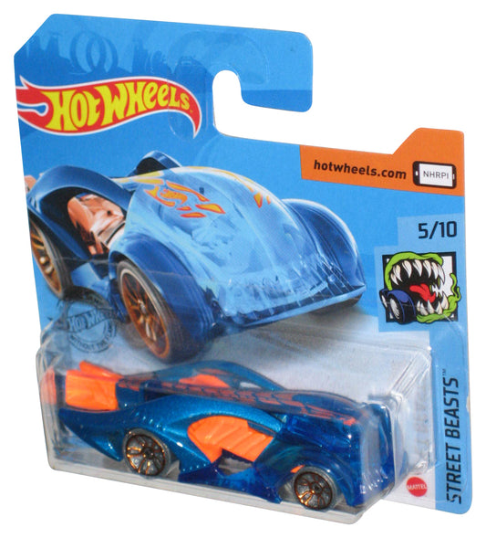 Hot Wheels Street Beasts 5/10 (2018) Blue i-Believe Toy Car - (Short Card)