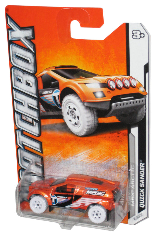 Matchbox MBX Arctic 9/10 (2011) Orange Quick Sander Toy Car 79/120