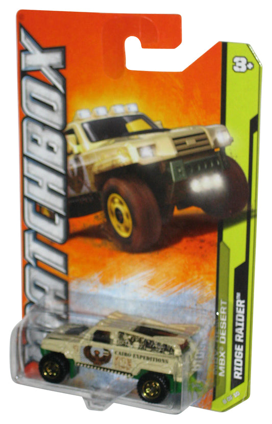 Matchbox MBX Desert 8/10 (2011) Cairo Expeditions Tan Toy Car 48/120
