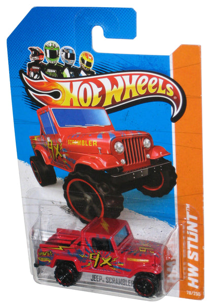 Hot Wheels HW Stunt (2012) Red Jeep Scrambler Toy Vehicle 78/250