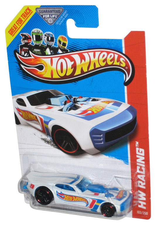 Hot Wheels HW Racing (2012) White Nitro Doorslammer Toy Car 103/250
