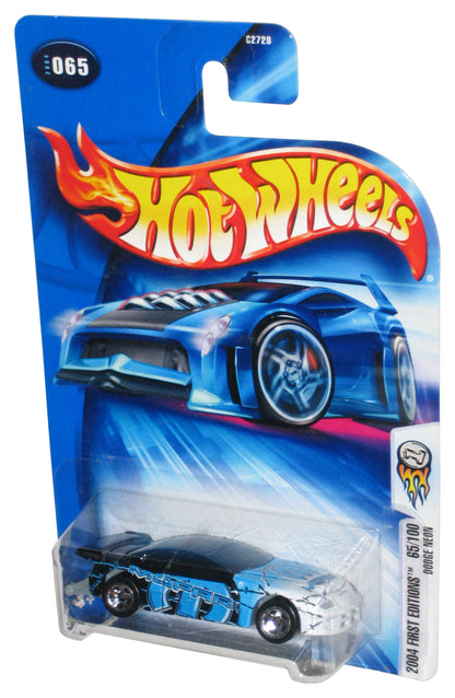 Hot Wheels 2004 First Editions 65/100 Black Blue White Dodge Neon Toy Car #065